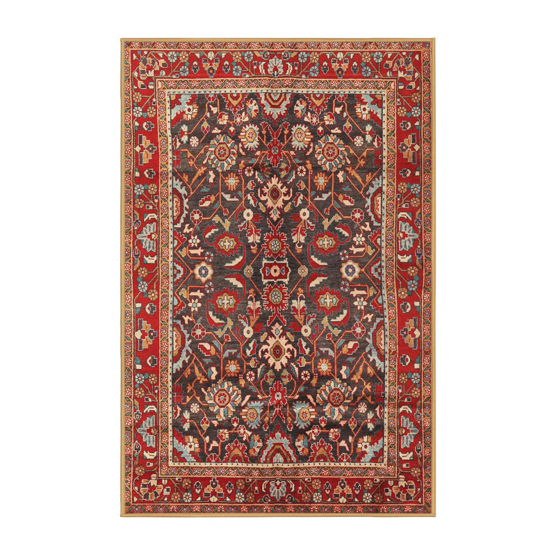 Oriental Indoor Rug, Rectangle 5' x 7'