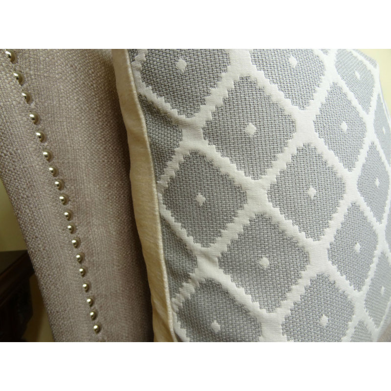 Coussin géométrique, Bourre en polyester, 12 po x 20 po