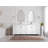 Aberdeen 84'' Double Bathroom Vanity with Quartz Top-74879080-74877085
