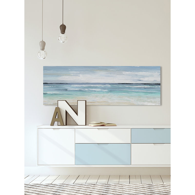 Beach On by Marmont Hill - Wrapped Canvas Print, 51cm H x 152cm W x 3.81cm D