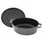 Staub Cast Iron 6.25-Qt Wide Oval Dutch Oven - White-1976446361