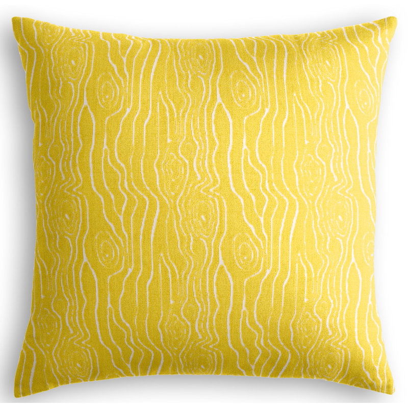 Tobi Fairley Rivers Square Pillow Cover & Insert, 22" x 22", Gray