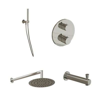 Thermostatic All-In-One Kit with Rough in-Valve
