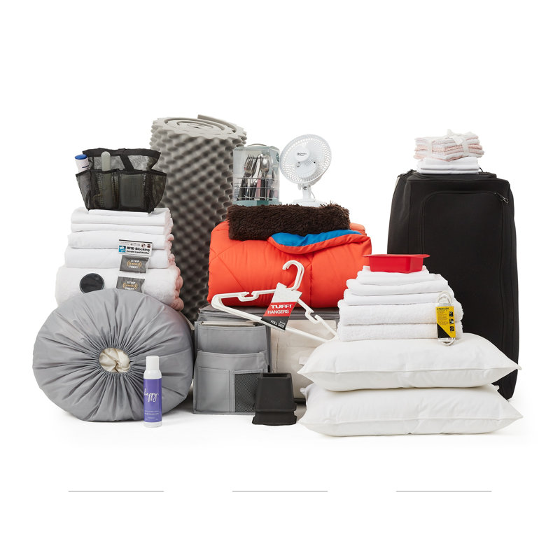 Ensemble d'édredon 100% complet DormCo Packs, Bleu/orange