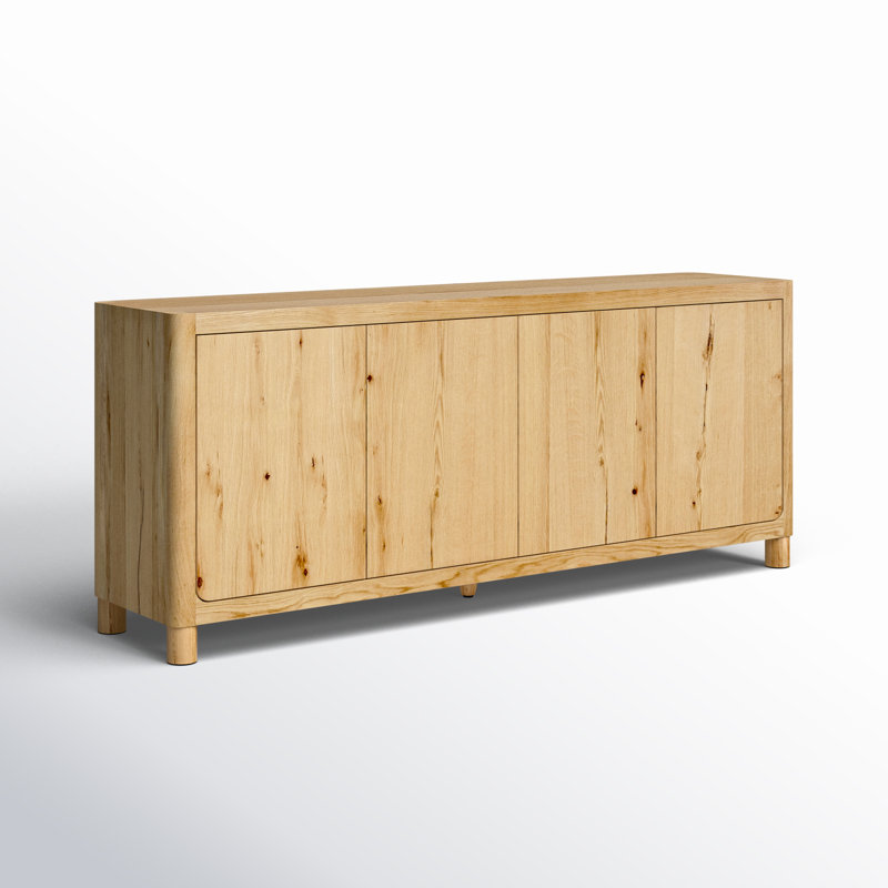 Orlando 4Dr Sideboard Light Brown, Natural