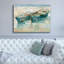  «Mosaic Beached Boats 1» par Ethan Harper, art mural sur toile, 54 po x 40 po
