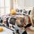 3 Piece 90"x90" Halloween Quilt Set Bedspread Set, Halloween Themed Reversible Bedding Set-103708050-103549205
