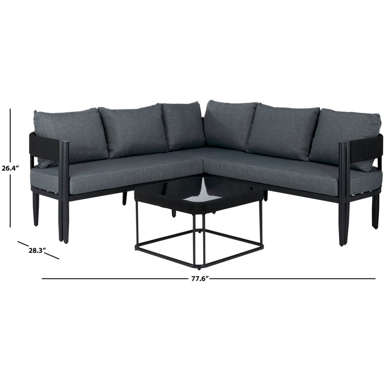 Outdoor 12 - Piece Conversation Set, Gray