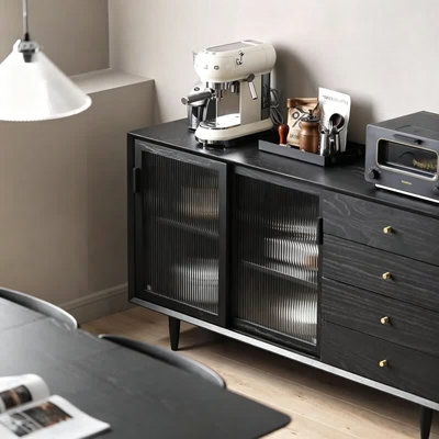 Buffet noir Simple Style