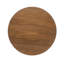 Table de bar ronde en bois de style moderne du milieu du siècle – Table de bar de 107 cm de haut avec pieds fuselés pour la cuisine, la salle à manger ou le bar à domicile, noyer naturel