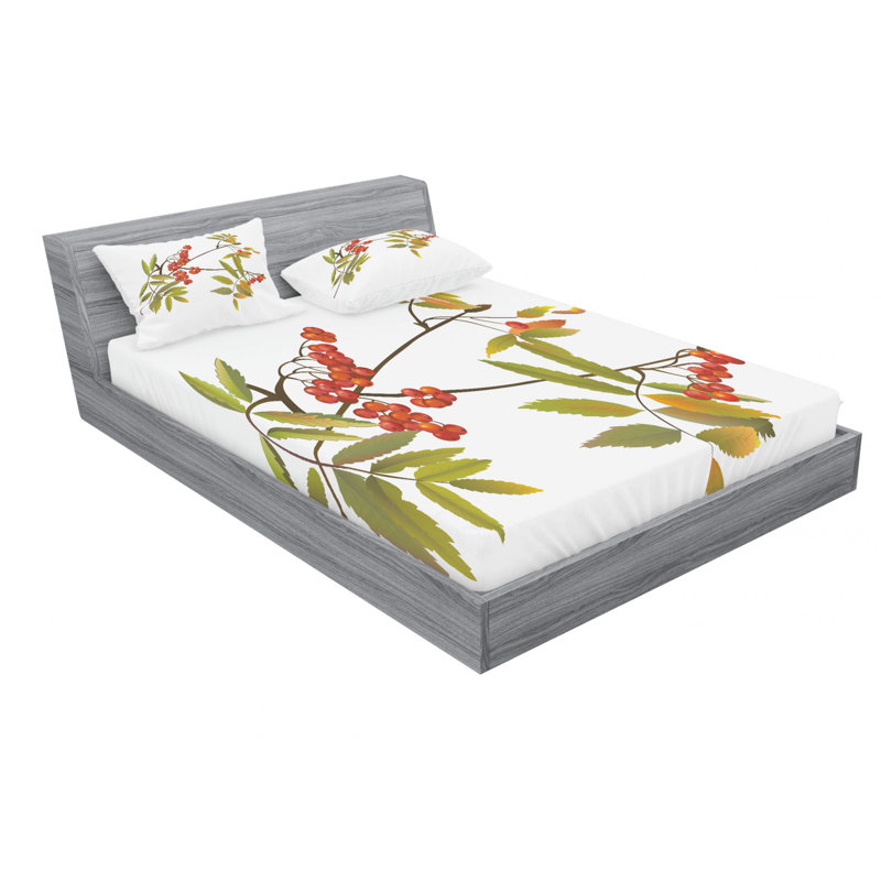 Microfiber Sheet Set, Queen Sheet Set + Fitted Sheet + 2 Pillowcases