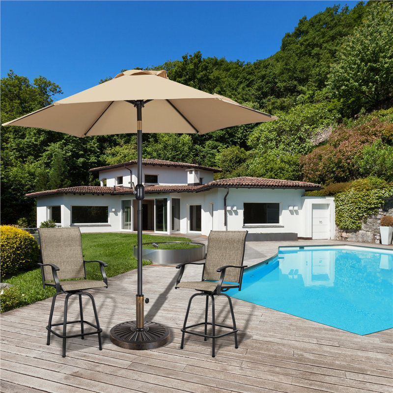 Base de parasol de marché de 18 po 30 lb Autumm, Bronze