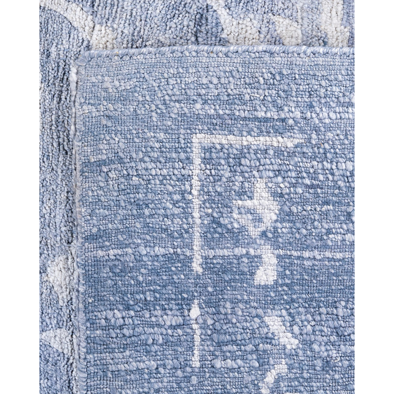 Overdyed One-of-a-Kind Rectangle 8'1" X 10'1" Hand Knotted Area Rug