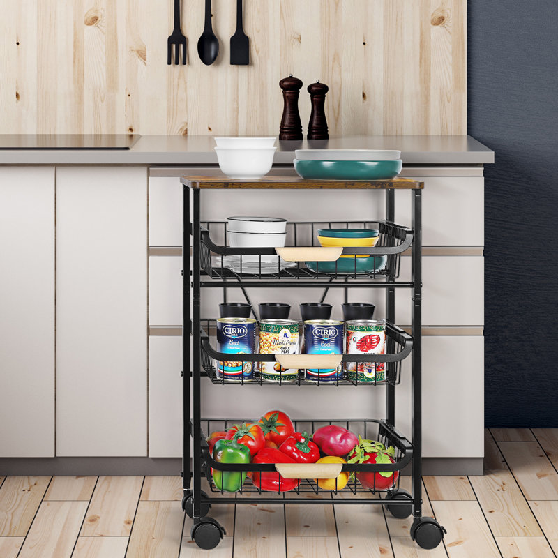 30'' H x 17.3'' W Utility Cart with Wheels