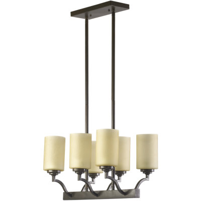 Feickert 6 - Light Kitchen Island Pendant