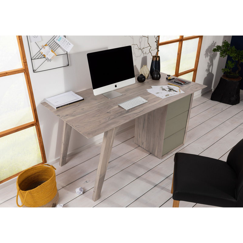 Tromso Solid Wood Writing Desk