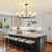8-Light Modern Dimmable Chandelier With Fabric Shades-1139210076