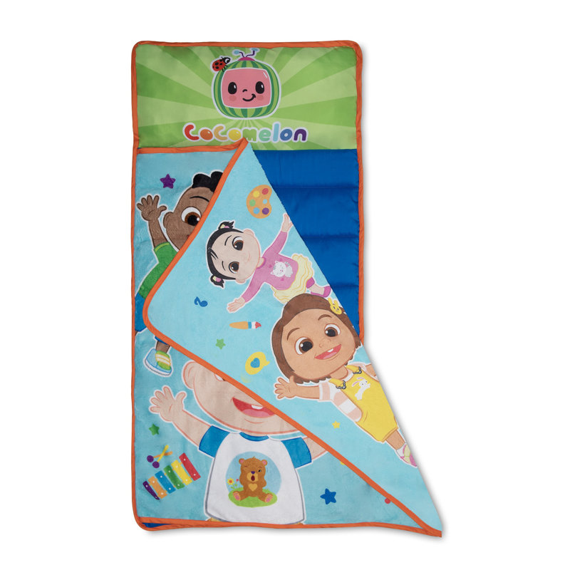 Tapis de sieste NoJo CoComelon JJ Playtime - bleu, vert, jaune
