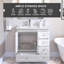 Ensemble de meuble-lavabo simple 30 po blanc moderne
