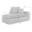 Canapé modulaire en forme de L de 107 po avec deux repose-pieds amovibles en forme de L pour le salon, canapé confortable avec coussins décoratifs et bricolage-1142109225