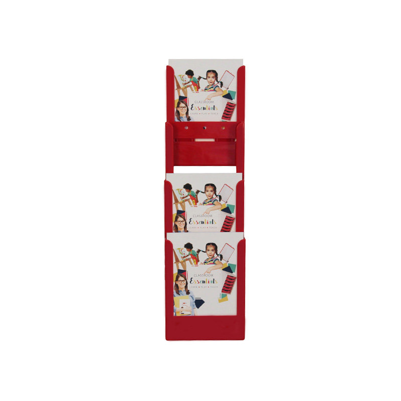 Expanda-Stand Metroplan 54cm H Brochure And Leaflet Rack/stand, Red