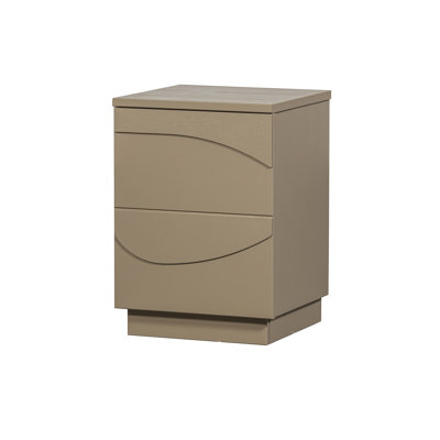 Teo 36cm W Solid Wood Bedside Table