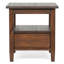 Warm Shaker - Table de bout - Brun anthracite vieilli-121381958