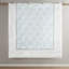 Édredon double en blanc - jupe de lit rembourrée 100% coton avec broderie sur le thème de la plage et 2 taies décoratives-122456406