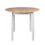 Deerfiled Extendable Round Solid Wood Dining Table