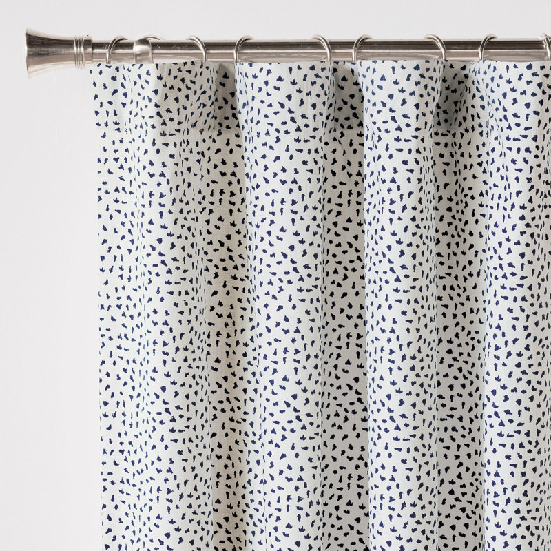 Hugo 100% Cotton Room Darkening Curtain Single Panel, 48" W x 96" L