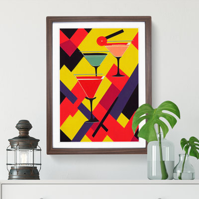 Selection f Cocktails No.3 1 Piece Single Picture Frame Painting