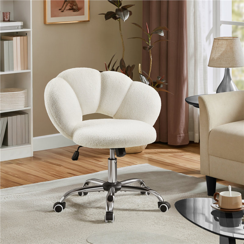 Yaheetech Task Chair, White