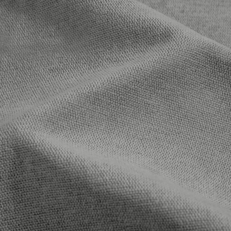 Fauteuil à billes en velours et chenille, Gris