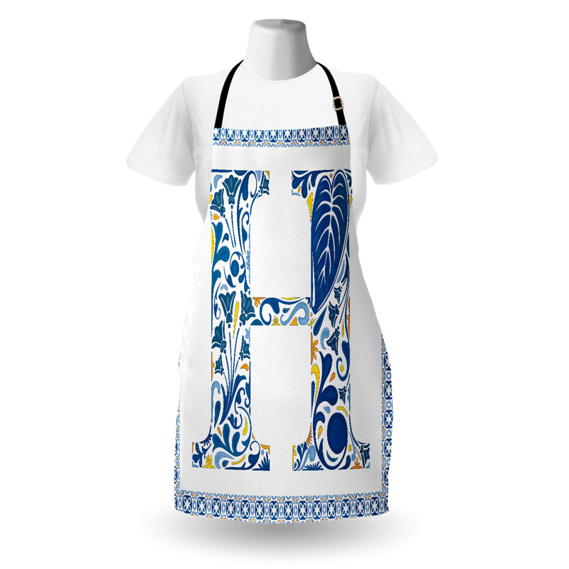 No Pattern Bib Apron, H