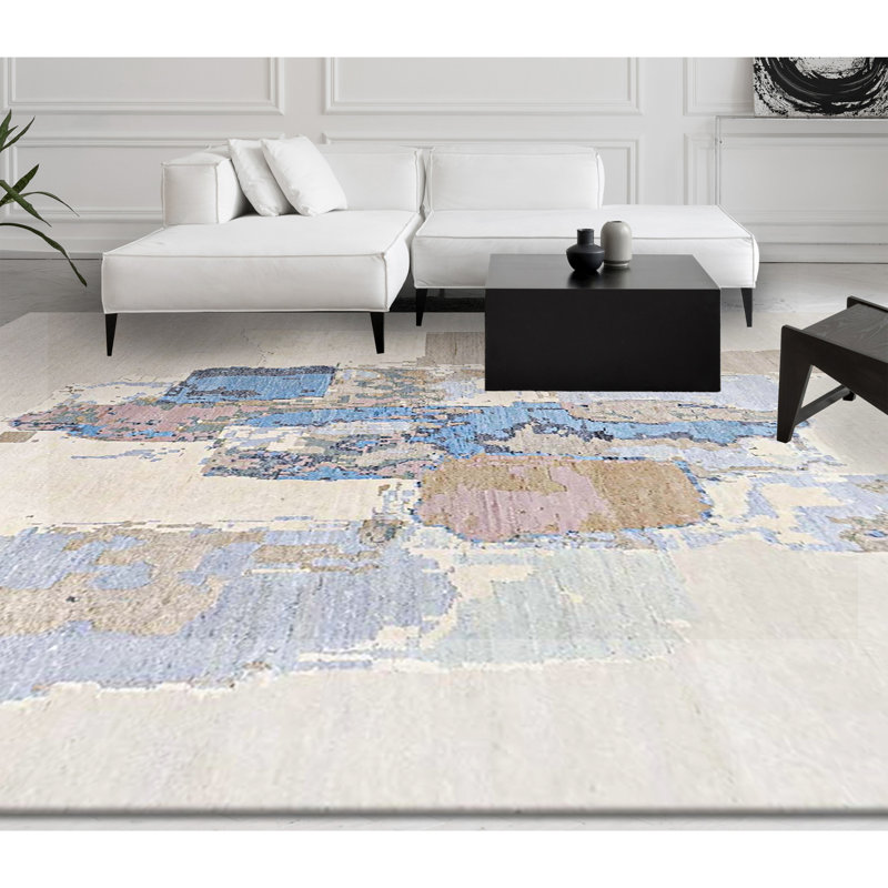 Abstract Area Rug, Rectangle 6' x 9'