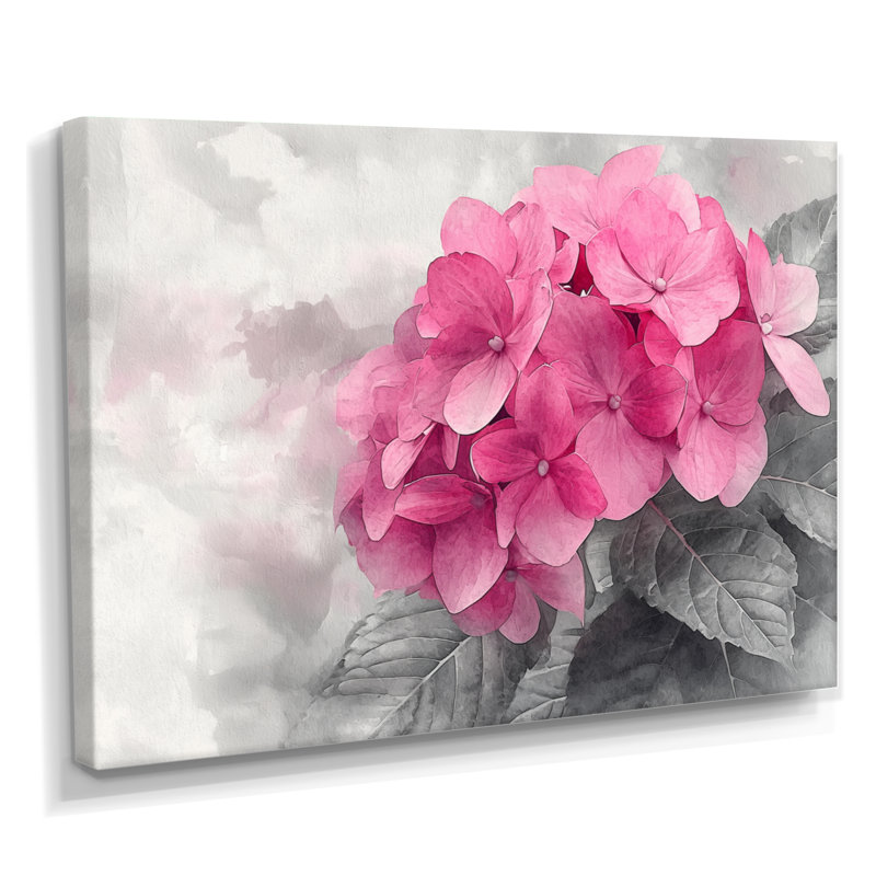 Keziah - Floral Wall Art, 30" H x 40 W, Wrapped Canvas, Does Not Apply