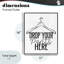 «Drop Pants Here with Hanger», giclée encadrée, design par Kim Allen-1372091434-1372091436