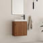 Ensemble de meuble-lavabo simple 18 po avec plateau en résine Paston-110325661