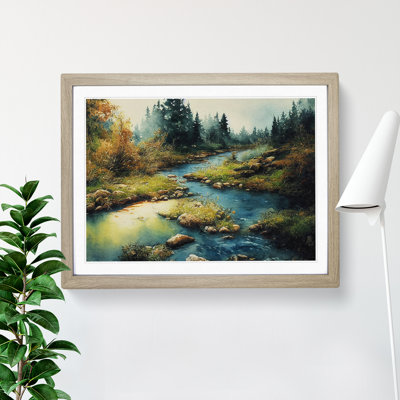 Forest Steam Vol.6 - Single Picture Frame Painting