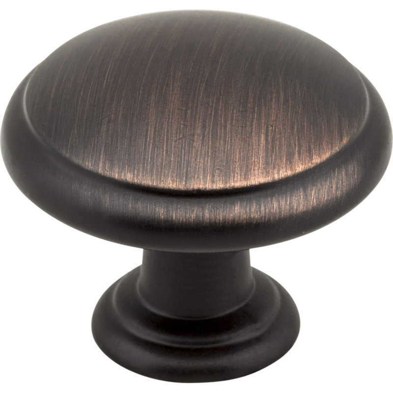 Gatsby 1 3/16" Diameter Mushroom Knob, Brushed Oil Rubbed Bronze