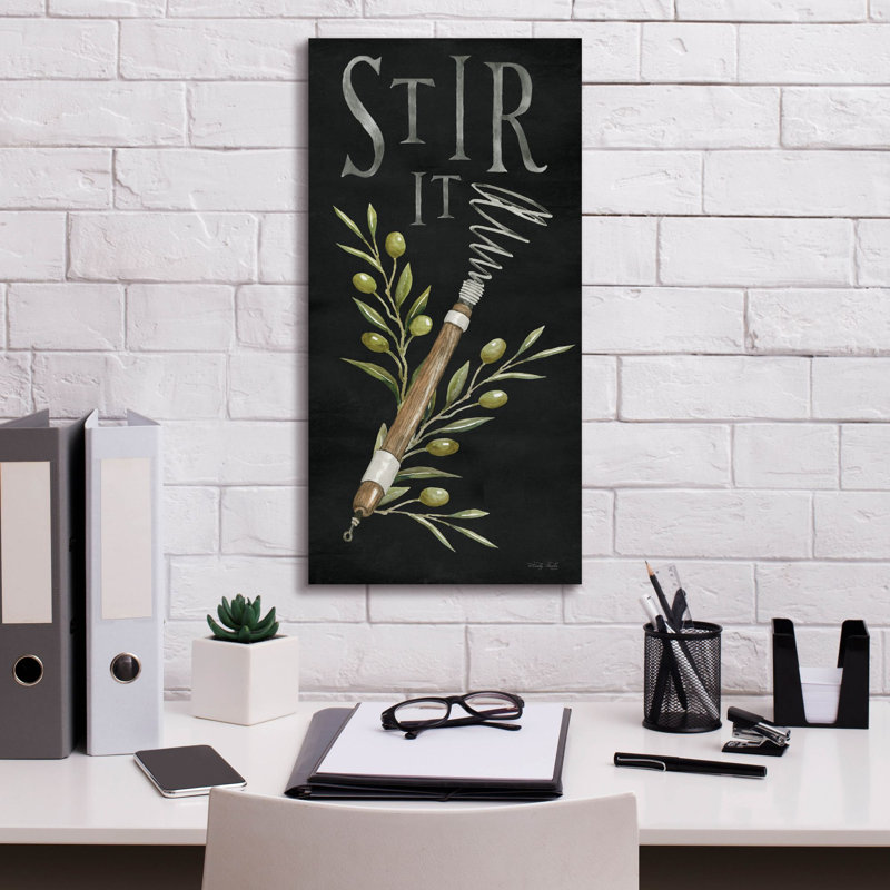 'Stir It' by Cindy Jacobs, Canvas Wall Art, 24" H x 12" W x 0.75" D