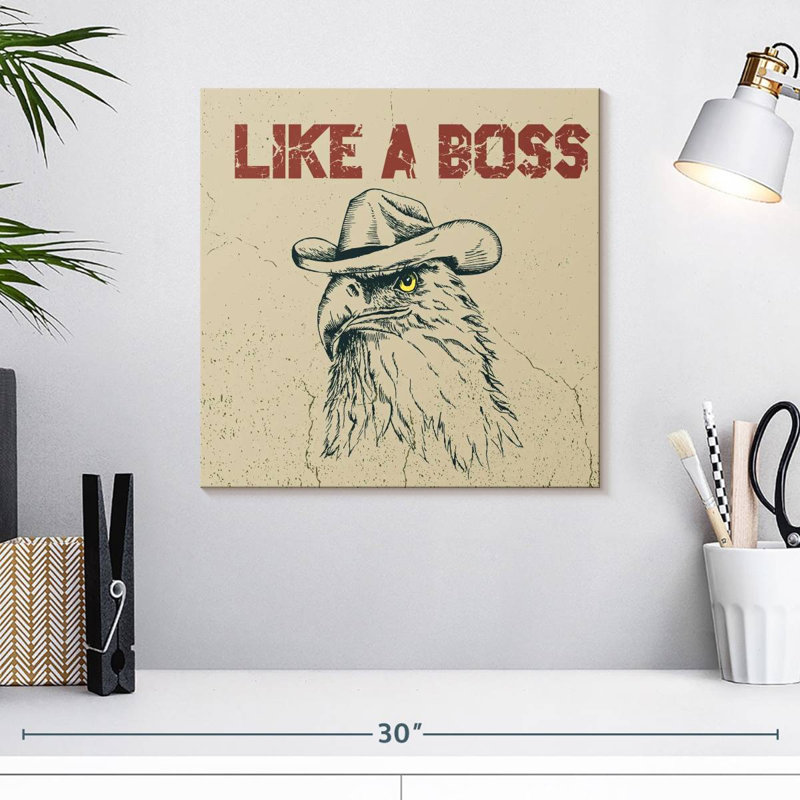 Lelar Boss Cowboy Eagle, 16" H x 16" W