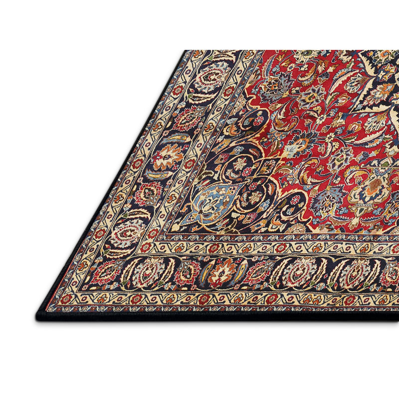 Tapis brun à motif oriental, Rectangle 2 pi x 3 pi
