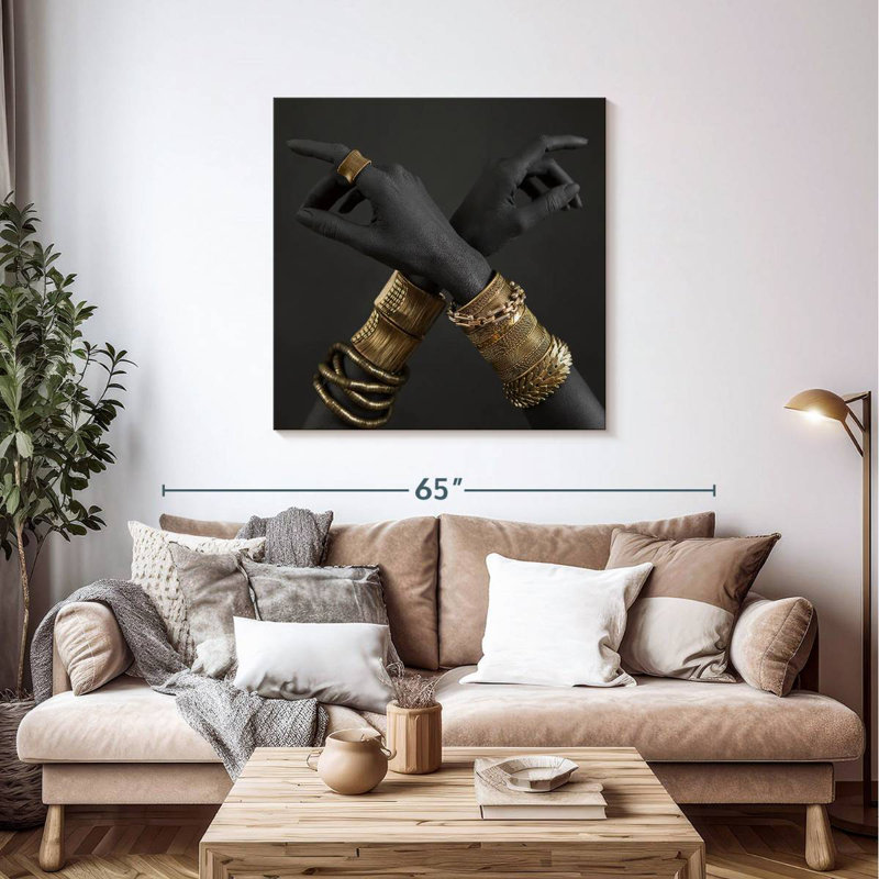 Shuttleworth Chic Hands, 39" H x 39" W