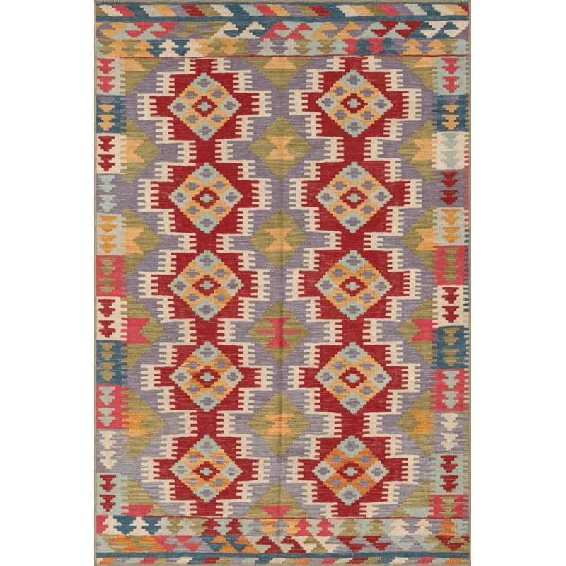 Multicolored Traditional Motif Patterned Vintage Decorative Carpet, Runner 2'6" x 9'11"