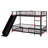 Metal Bunk Bed With Slide And Guardrails,-3625819-3625821