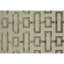Tapis géométrique en laine / viscose à motif géométrique brun / gris / beige-96371473
