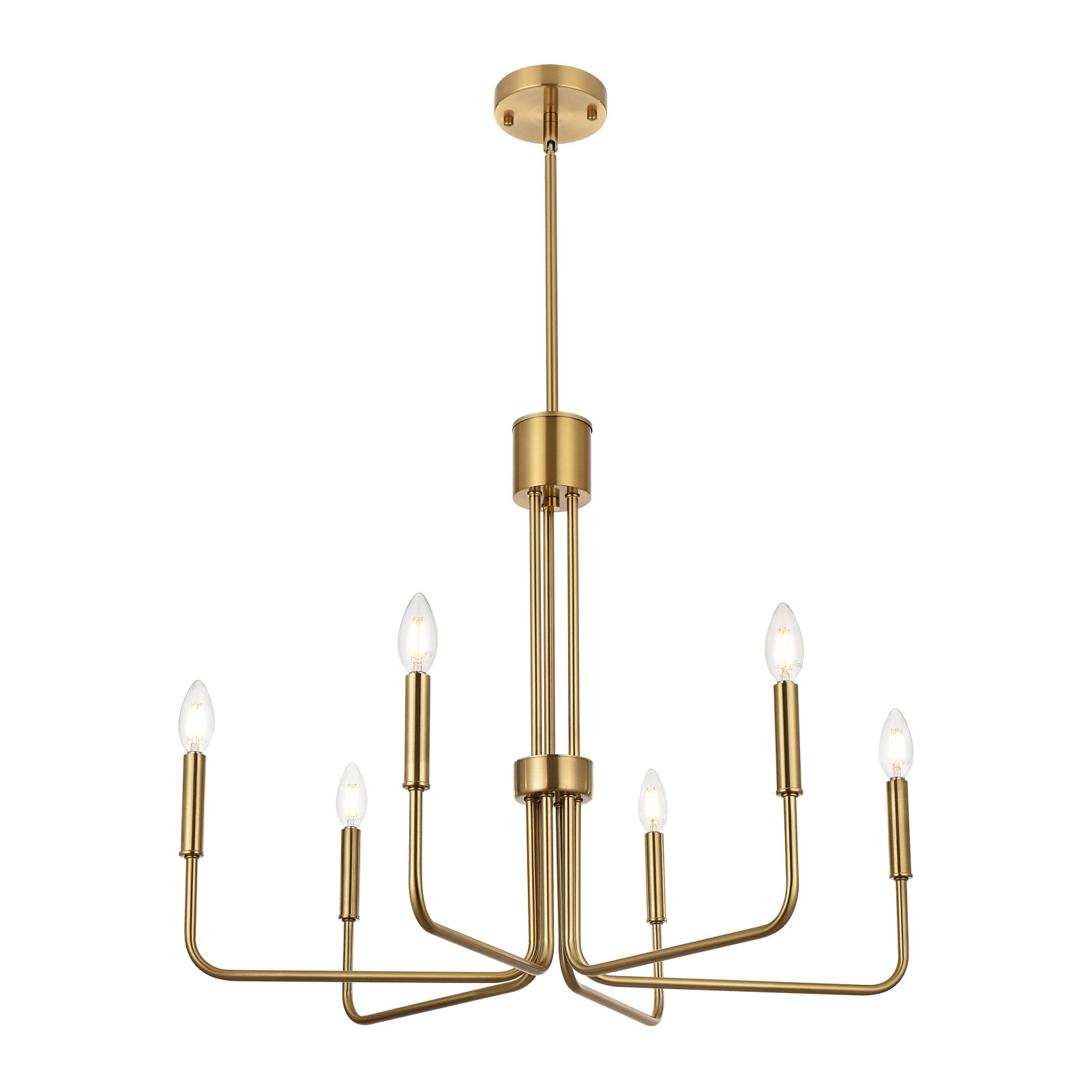 Gracie Oaks Qmari 6 - Light Dimmable Classic / Traditional Chandelier ...