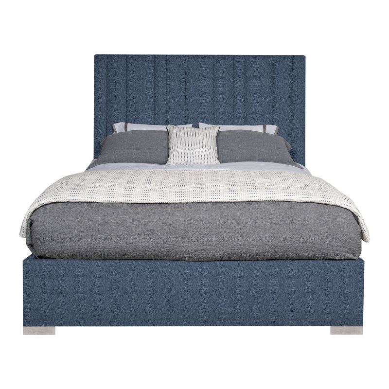 Wyeth Upholstered Bed, Ozark Marina, Queen, Dove Gray