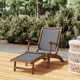Patio Chair with Ottoman